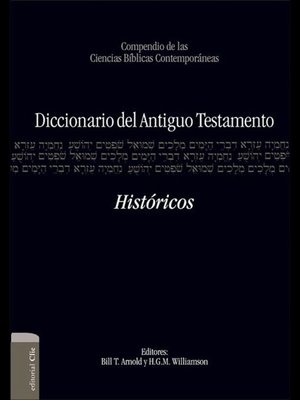 cover image of Diccionario del A. T. Históricos